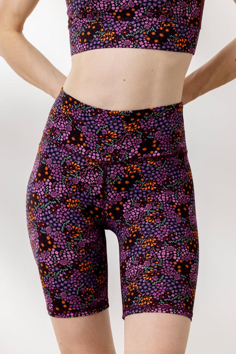 Short Millefleurs Set | Hey Honey Yoga & Active Wear