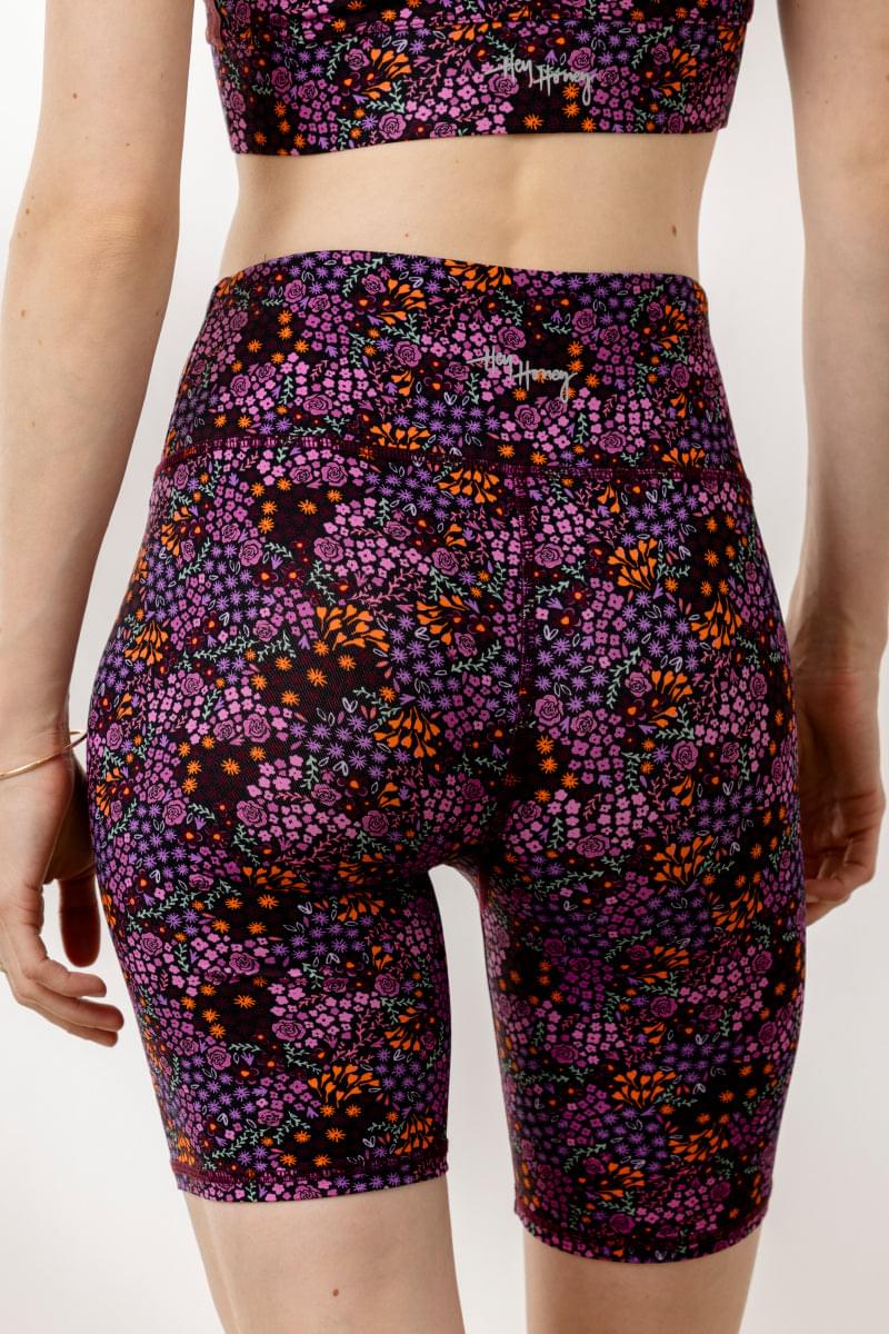 Short Millefleurs Set | Hey Honey Yoga & Active Wear