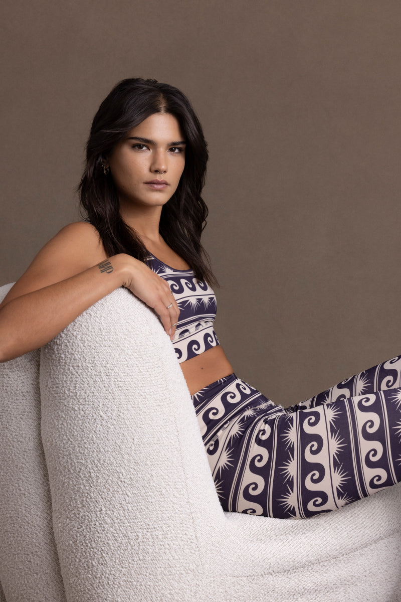 Leggings Print Bluewave | Hey Honey Yoga & Active Wear