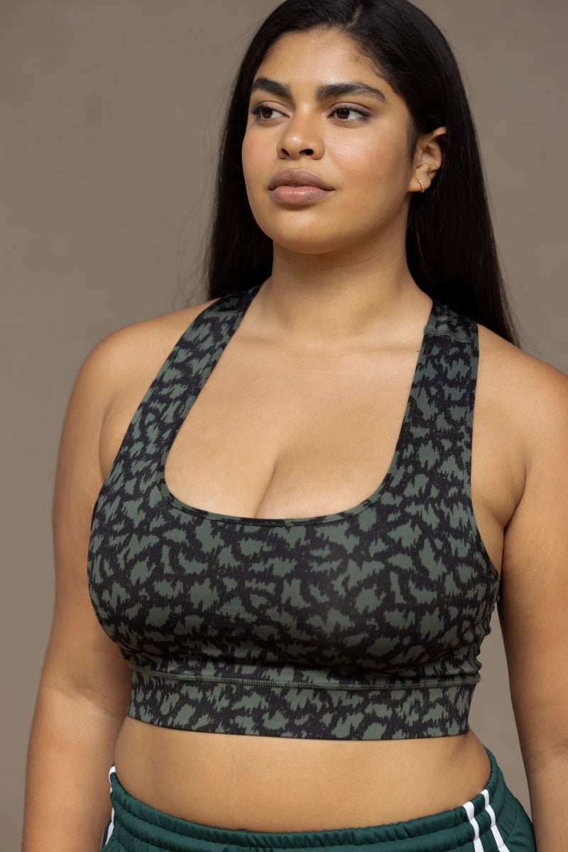 Bra Safari Pine | Hey Honey Yoga & Active Wear