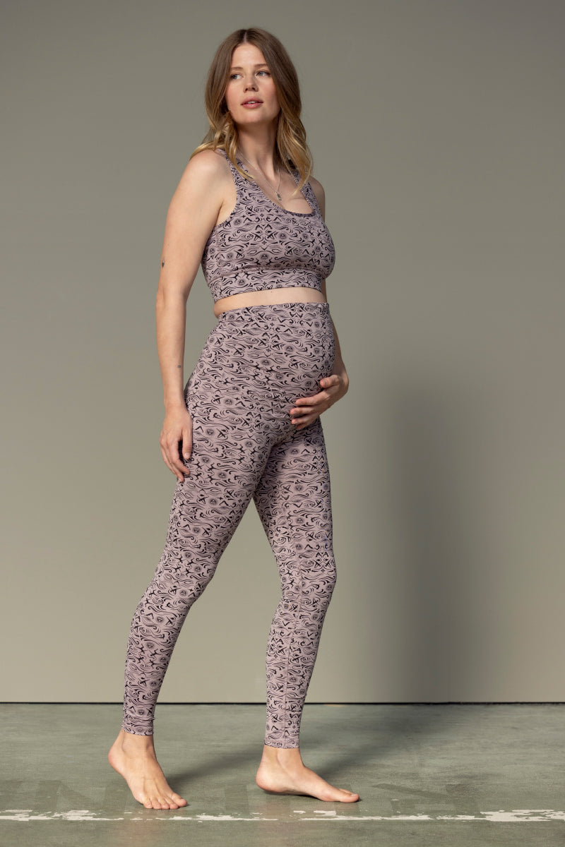 Maternity Leggings Samadhi Dove | Hey Honey Yoga & Active Wear