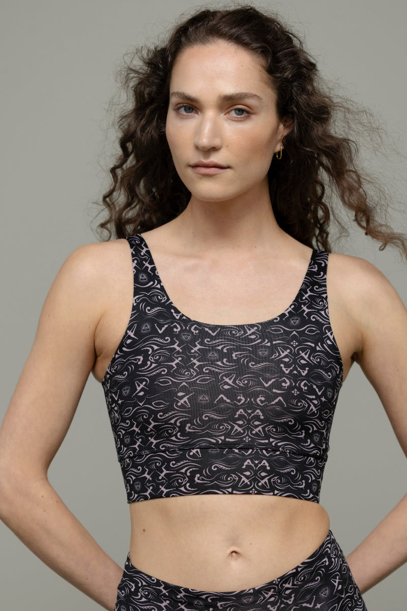 Bustier Samadhi Black | Hey Honey Yoga & Active Wear