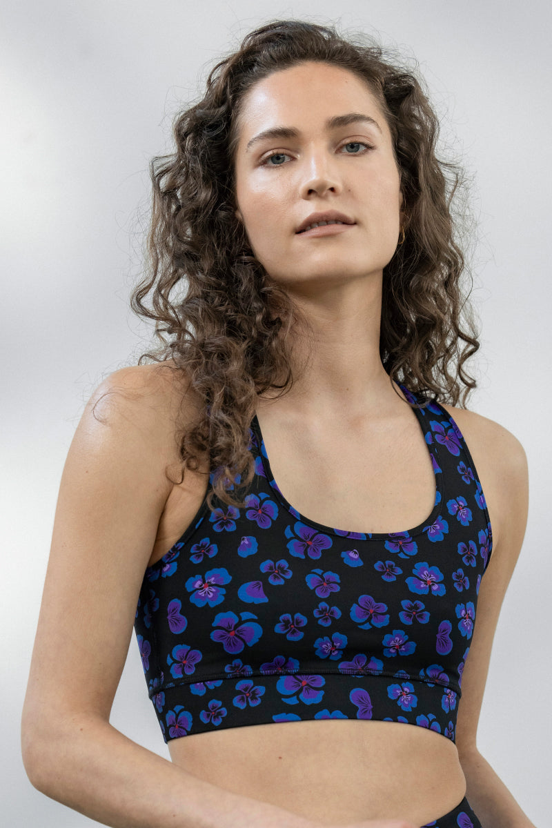 Bra Wild Violets | Hey Honey Yoga & Active Wear