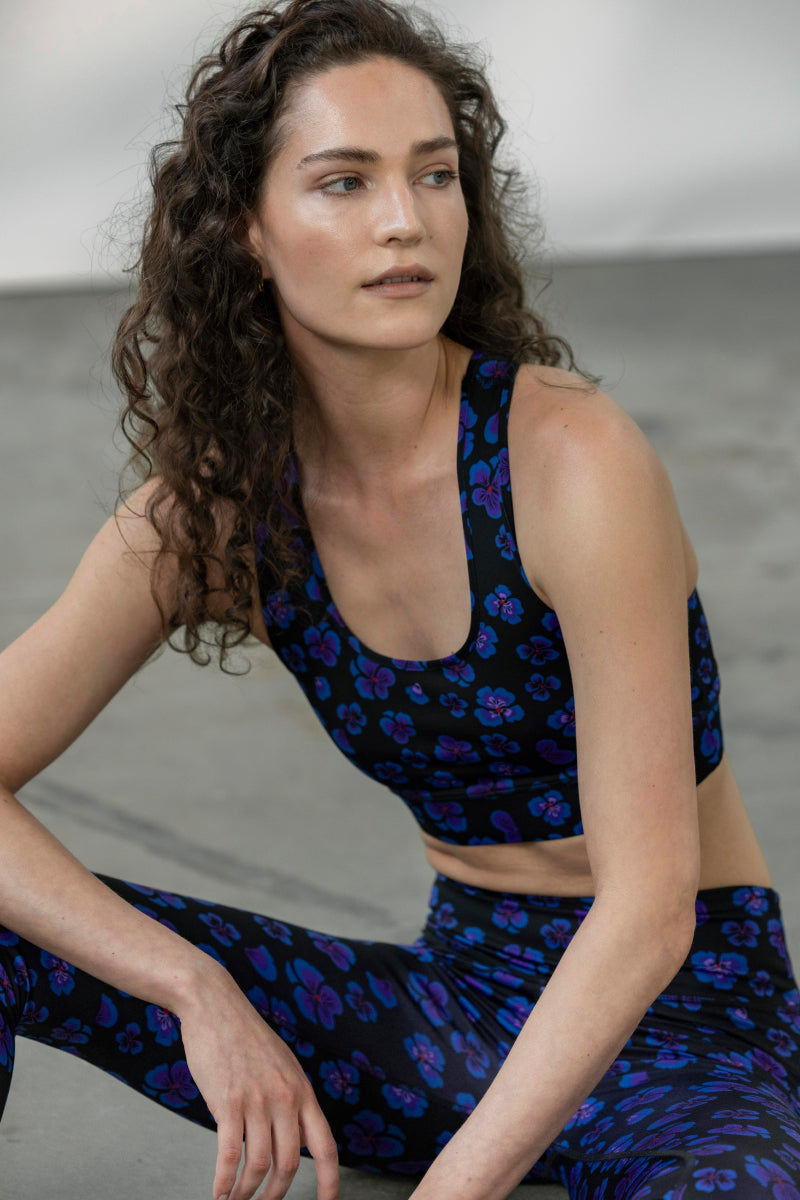 Bra Wild Violets | Hey Honey Yoga & Active Wear