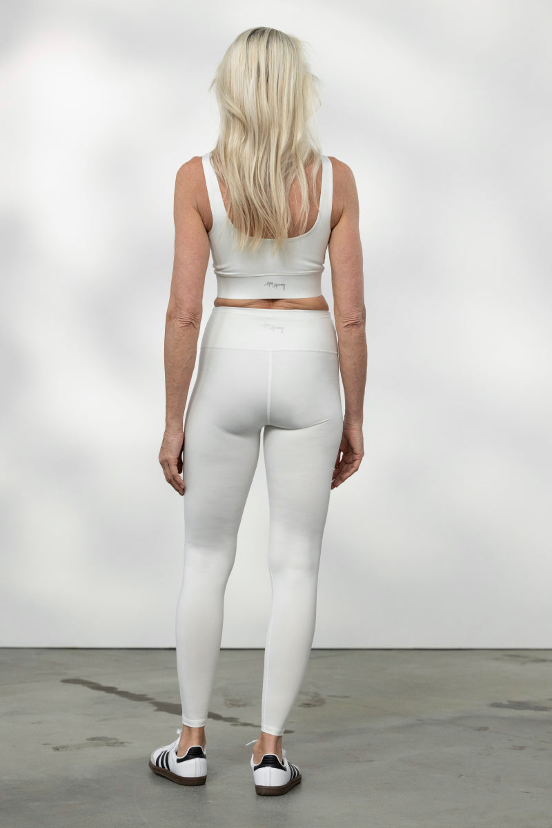 Leggings Unicolor White | Hey Honey Yoga & Active Wear