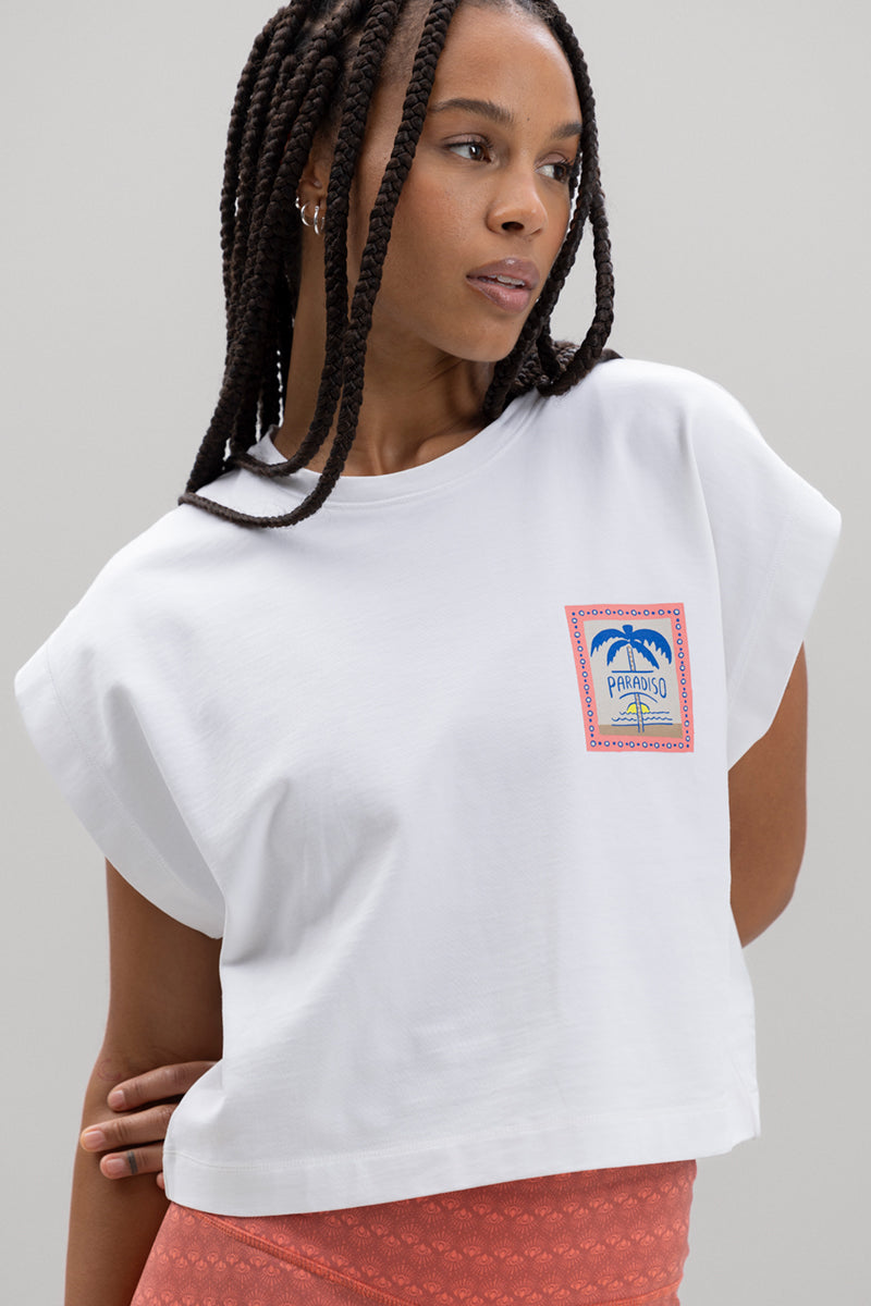 Cropped Shirt PARADISO | Hey Honey Yoga & Active Wear