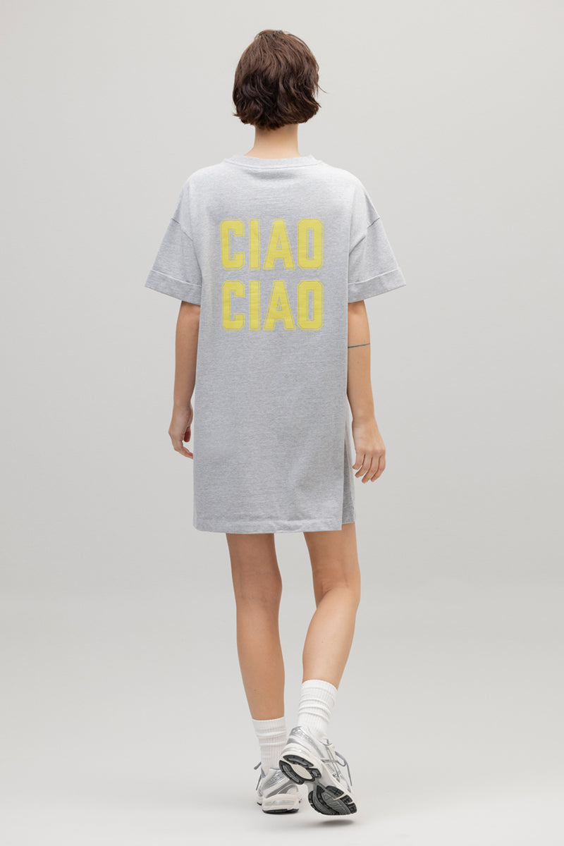 Shirt Dress Ciao Ciao Grey | Hey Honey & Active Wear