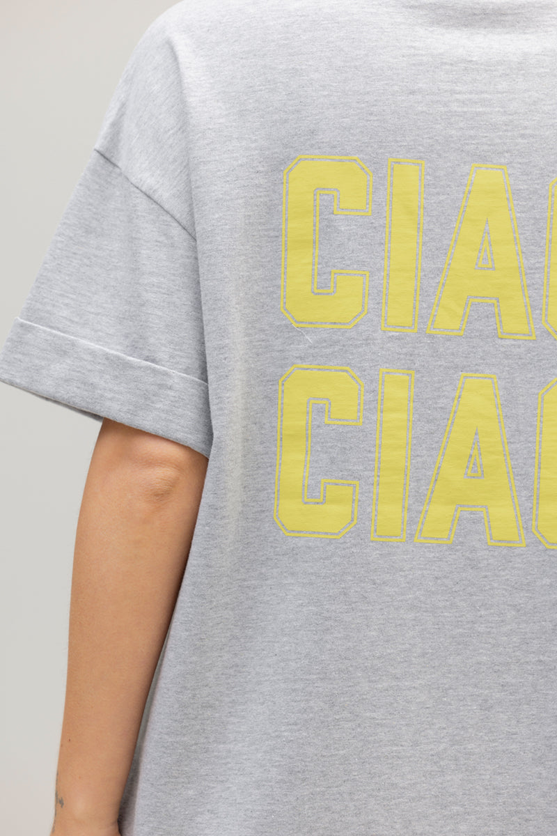 Shirt Dress Ciao Ciao Grey | Hey Honey & Active Wear