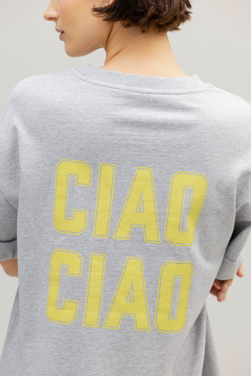 Shirt Dress Ciao Ciao Grey | Hey Honey & Active Wear