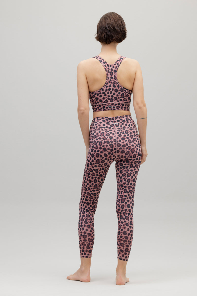 Cropped Leggings Leo Rose | Hey Honey Yoga & Active Wear