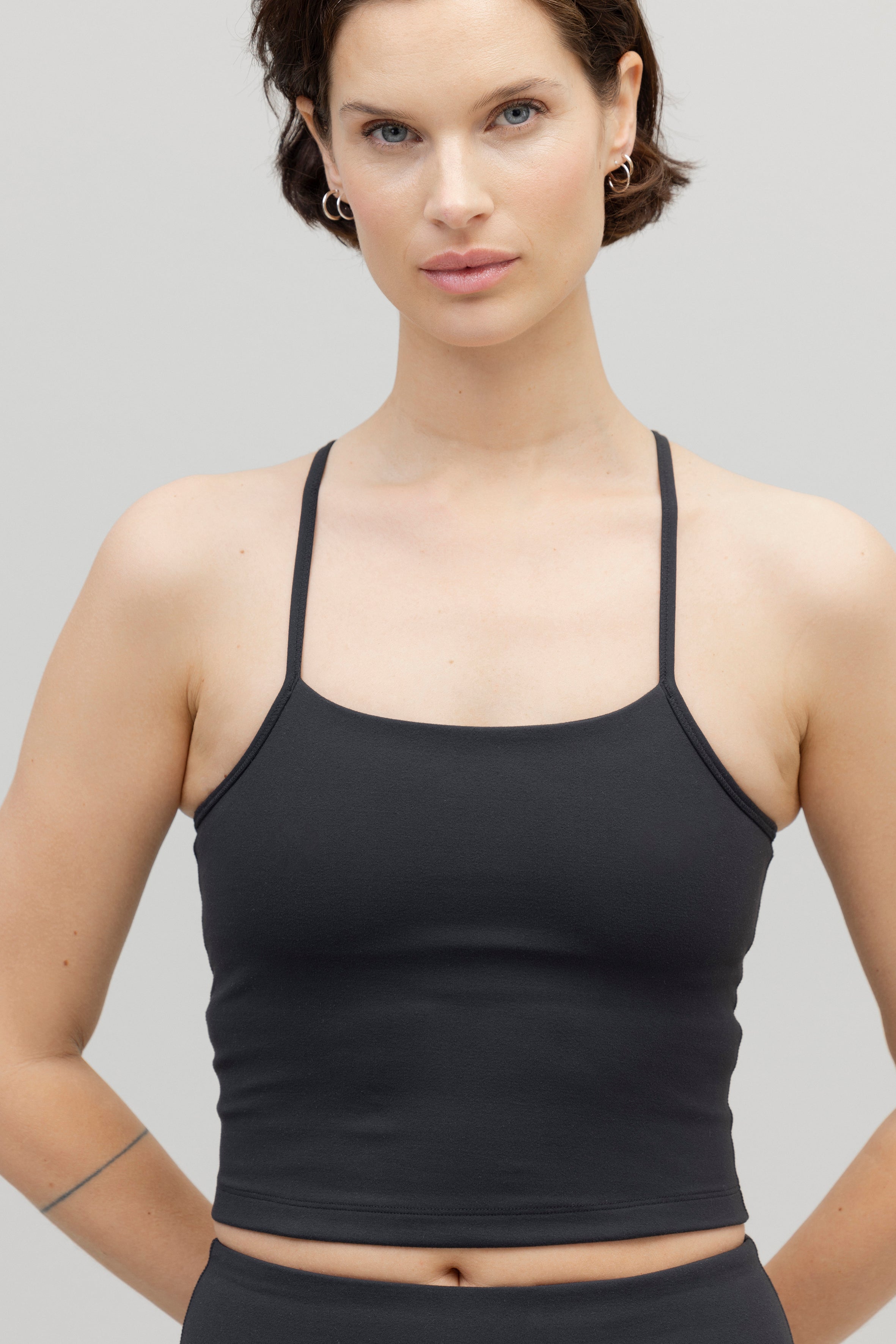 Longline Bustier Always Dressed Black | Hey Honey & Active Wear