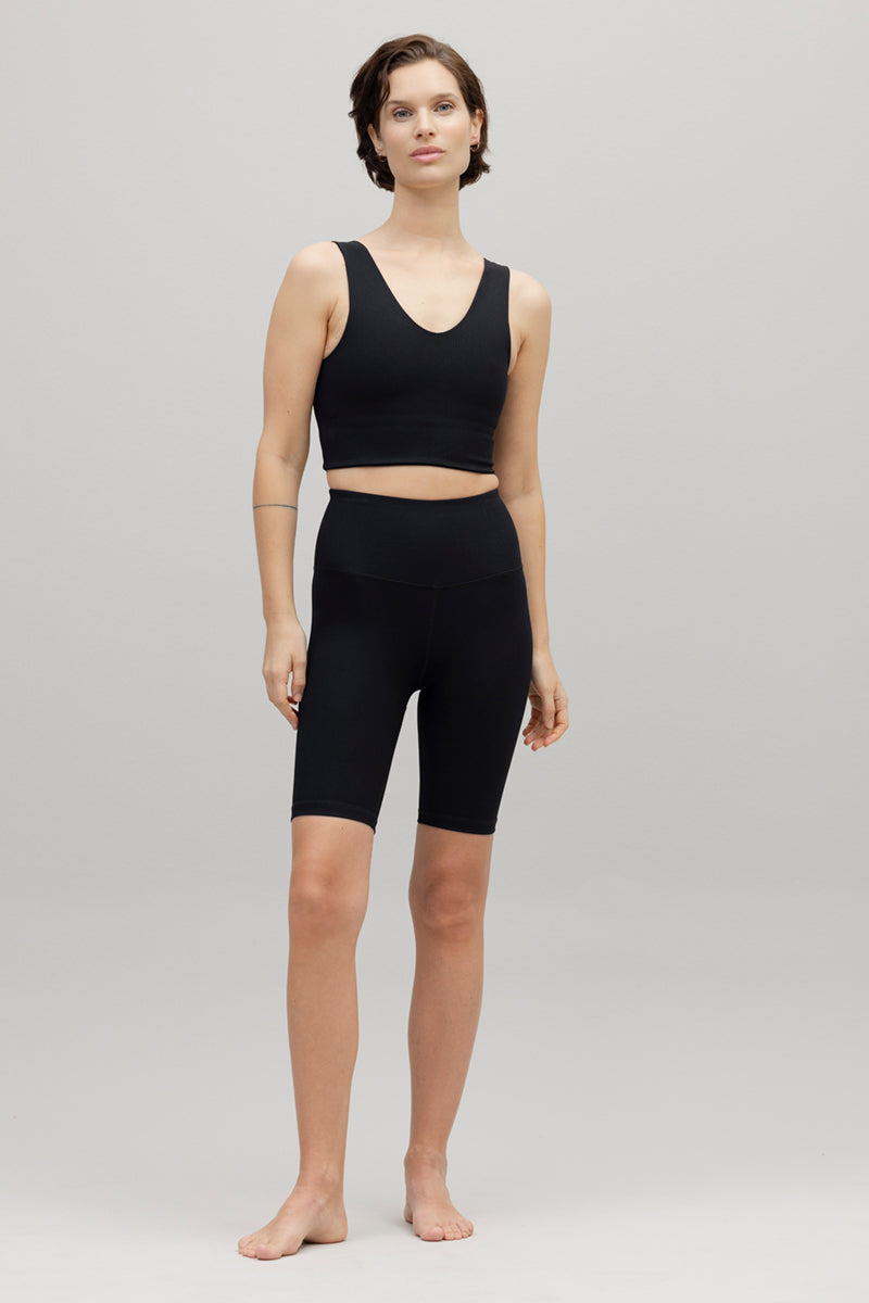 Bustier Ribbed Black | Hey Honey & Active Wear