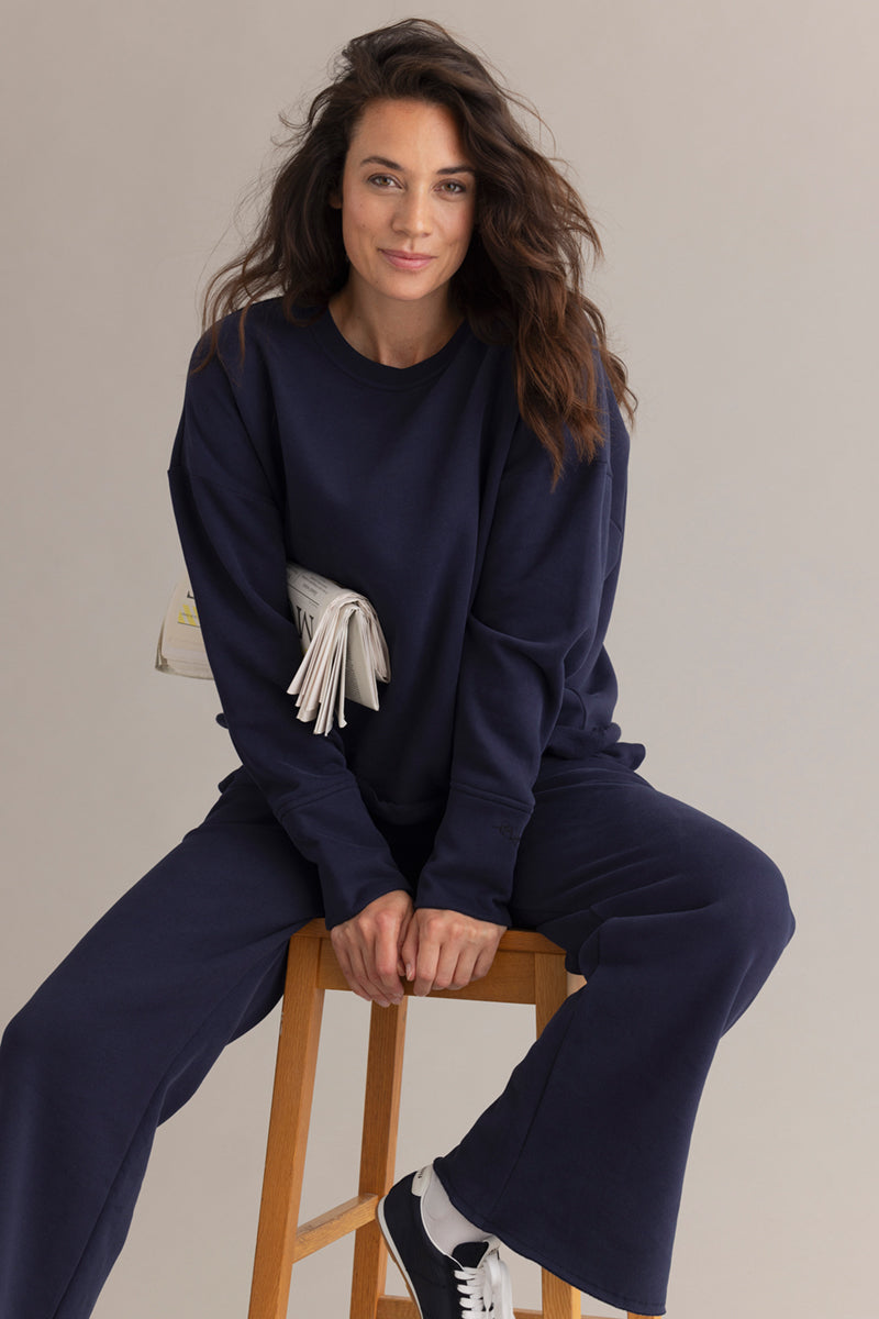 Cosy Sweat Baritone Blue Set | Hey Honey & Active Wear
