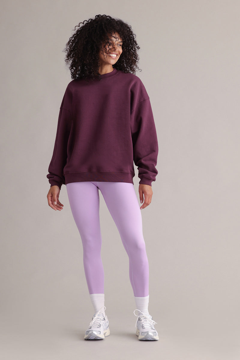 Sweatshirt Rise and Shine Italian Plum | Hey Honey & Active Wear