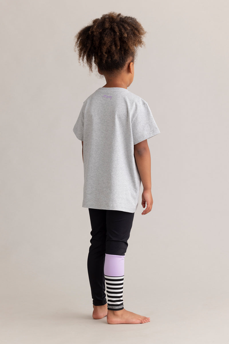 Kids T-Shirt Lilac Heart | Hey Honey & Active Wear