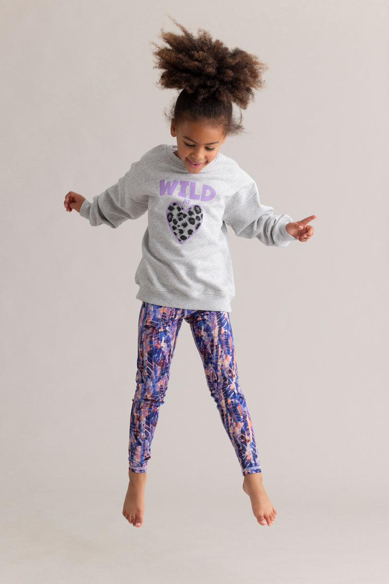 Kids Sweatshirt Wild At Heart | Hey Honey & Active Wear