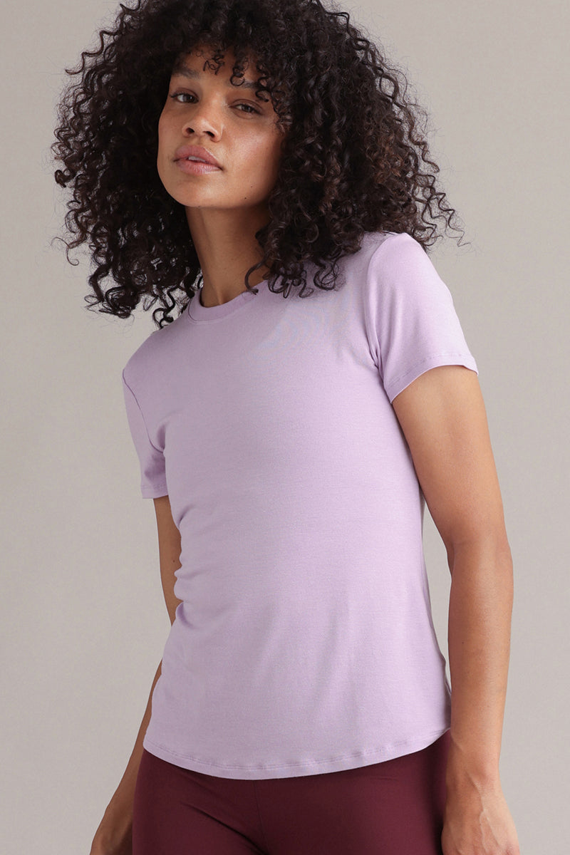 Active T-Shirt Lilac Breeze | Hey Honey & Active Wear