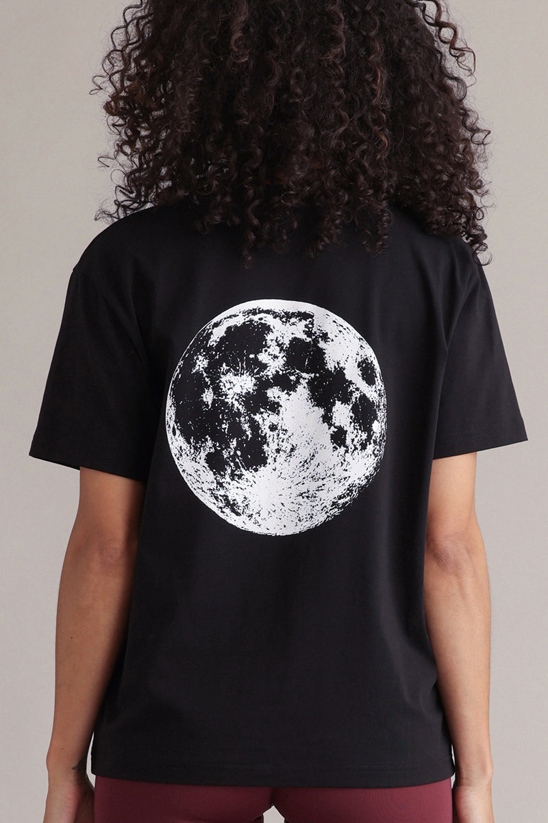 T-Shirt Moon Black | Hey Honey & Active Wear