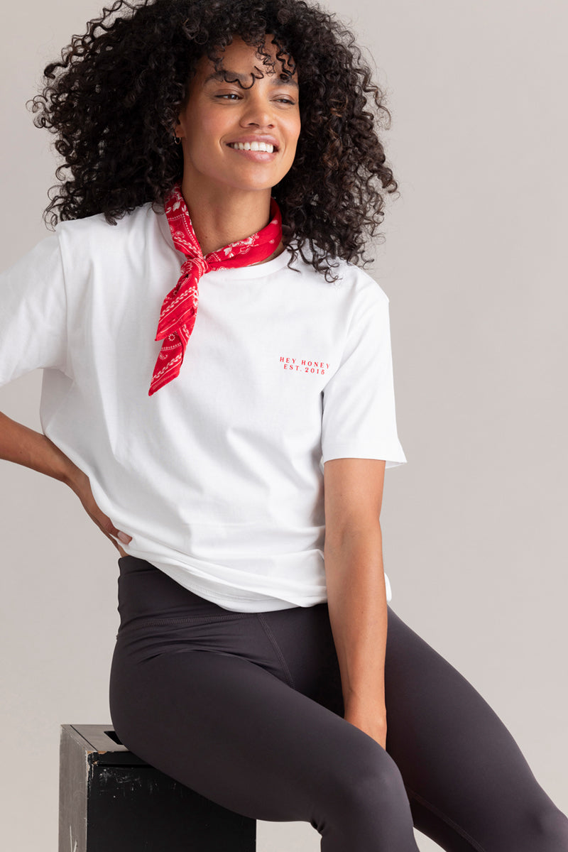 T-Shirt Self Love White | Hey Honey & Active Wear