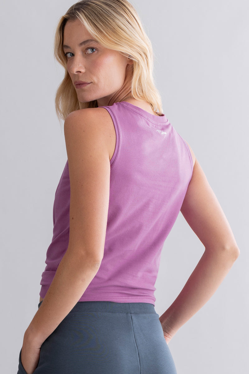 Cropped Top Striking Purple | Hey Honey & Active Wear