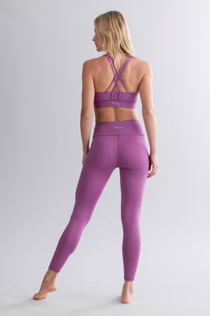 Cropped Leggings Striking Purple | Hey Honey & Active Wear