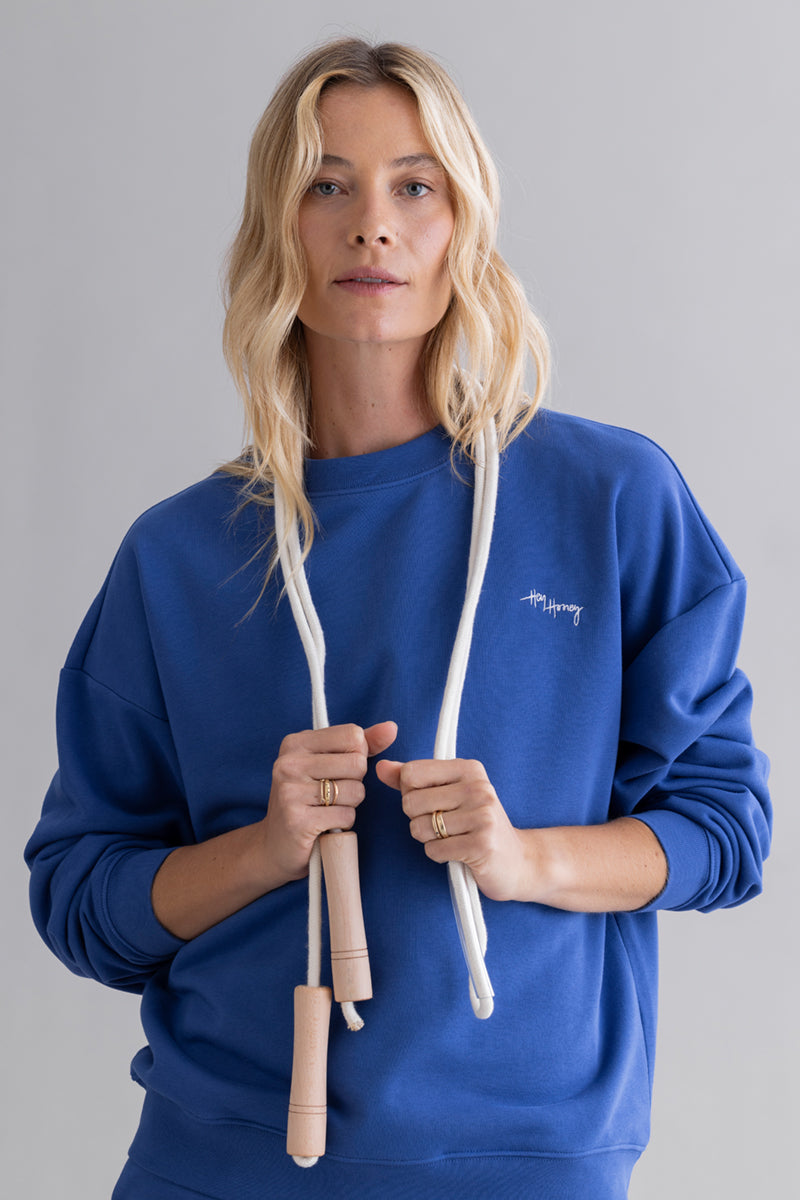 Sweater Royal Blue | Hey Honey & Active Wear