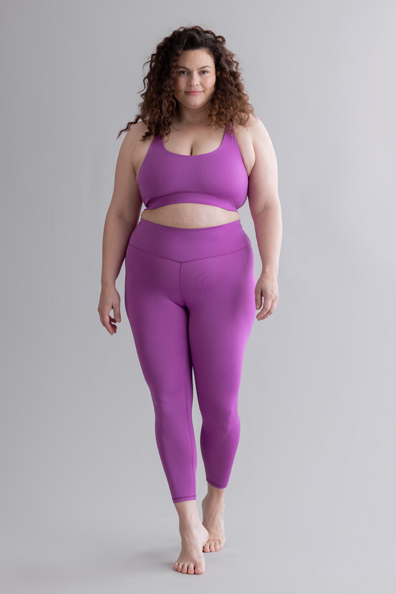Cropped Leggings Striking Purple | Hey Honey & Active Wear