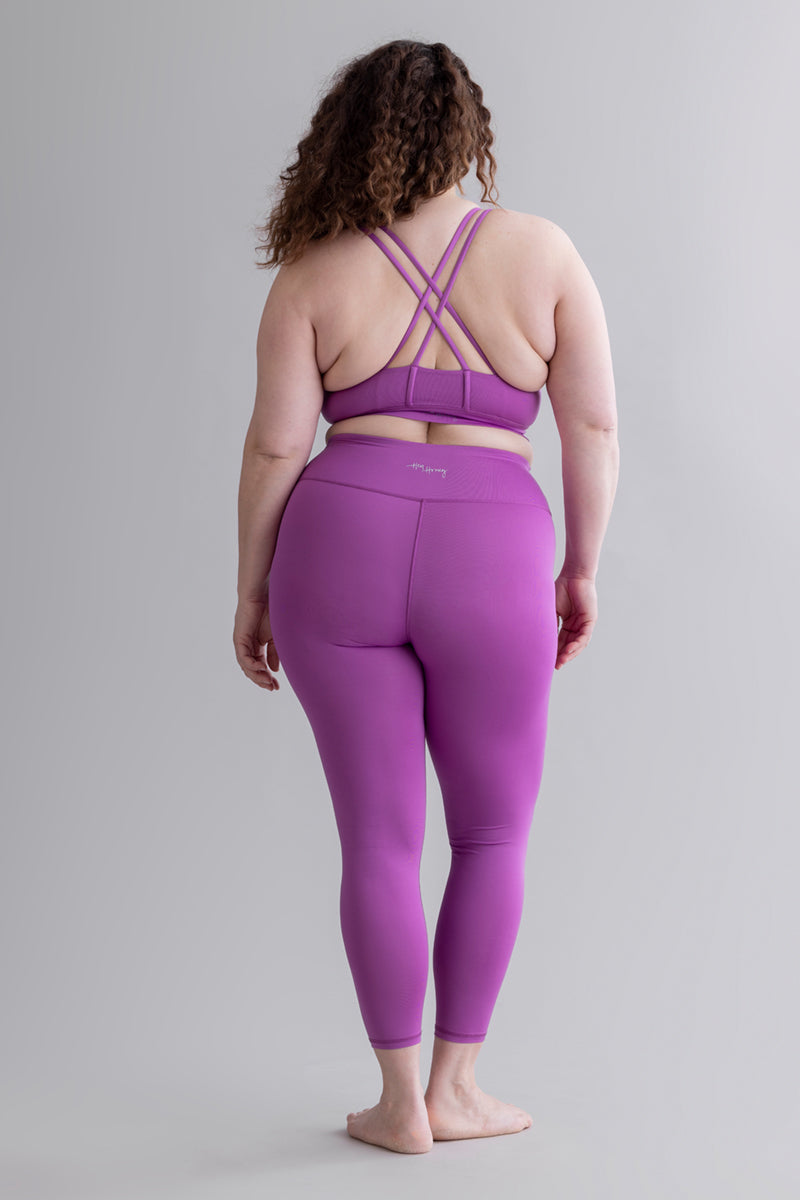 Cropped Leggings Striking Purple | Hey Honey & Active Wear