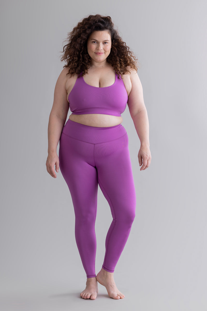 Cropped Leggings Striking Purple | Hey Honey & Active Wear