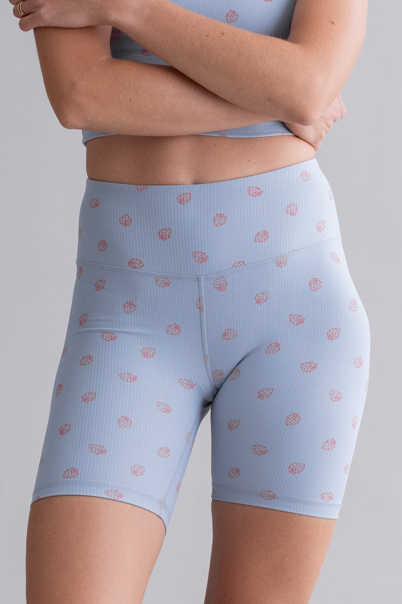 High-Rise Biker Ribbed Juicy | Hey Honey & Active Wear