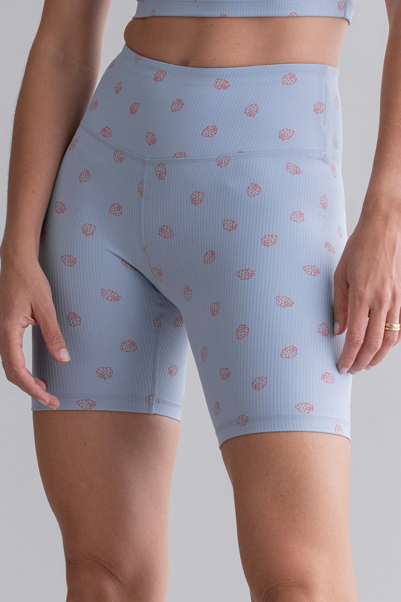 High-Rise Biker Ribbed Juicy | Hey Honey & Active Wear