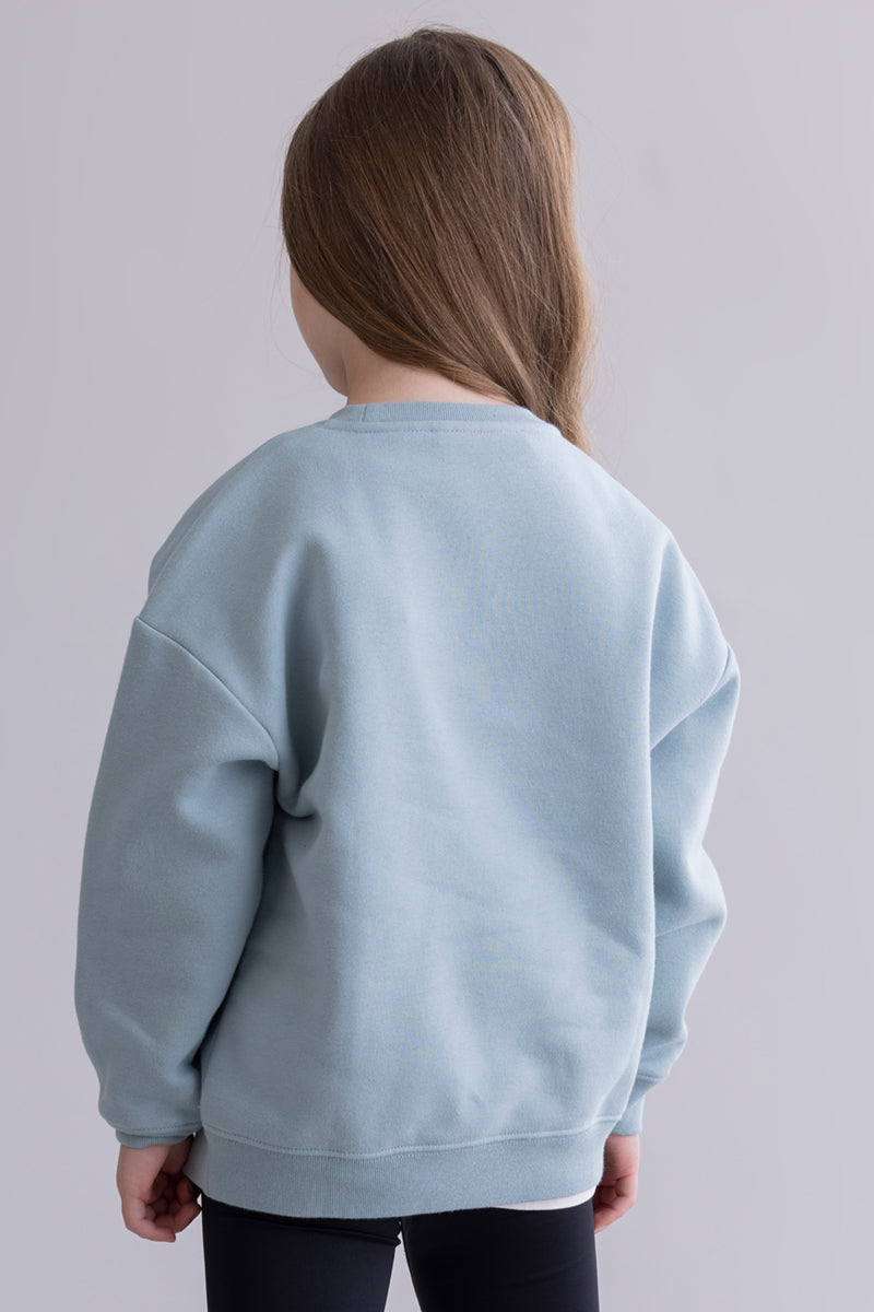 Kids Sweater Le Club Slate | Hey Honey & Active Wear
