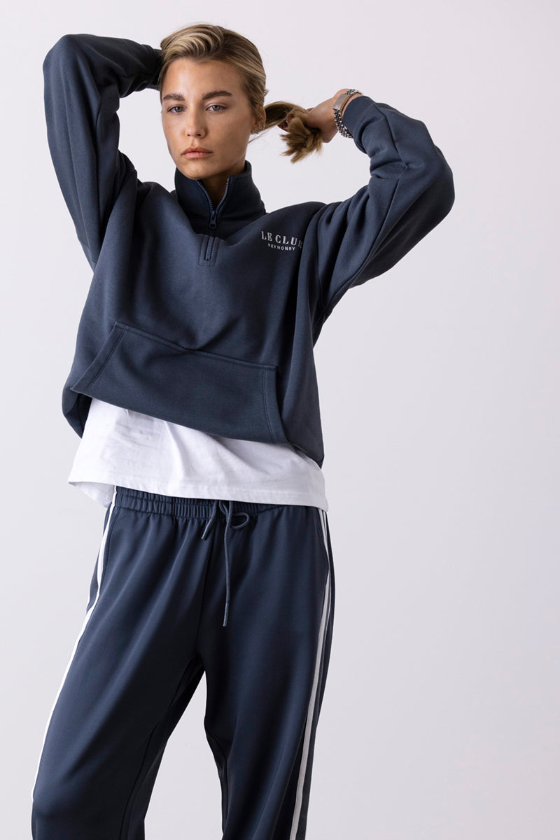 Zip Sweater Le Club Teal | Hey Honey & Active Wear