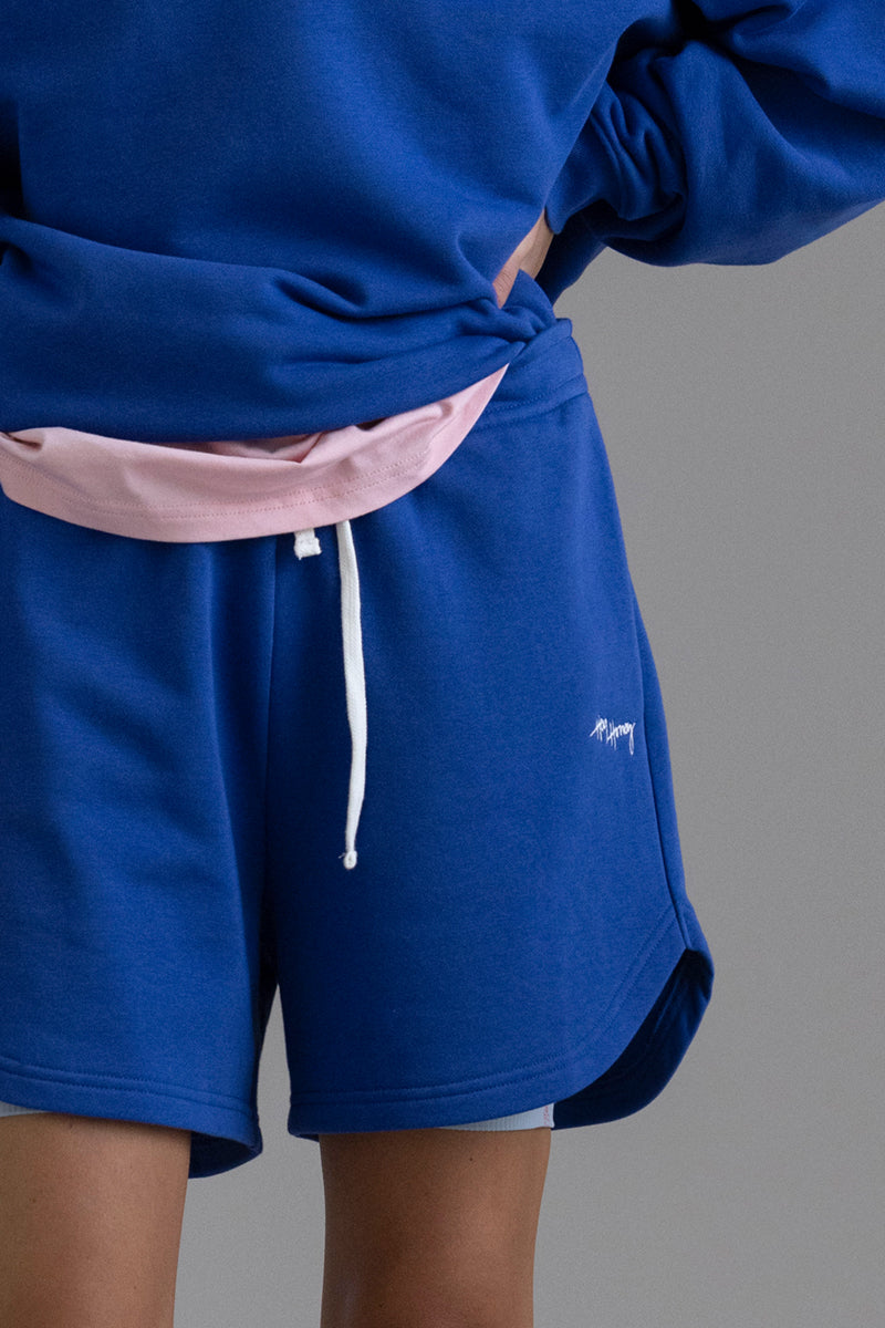 Boxing Sweat Shorts Royal Blue | Hey Honey & Active Wear