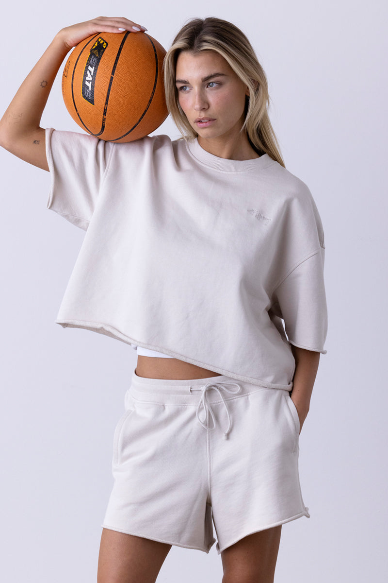 Sweat Shorts Off White | Hey Honey & Active Wear