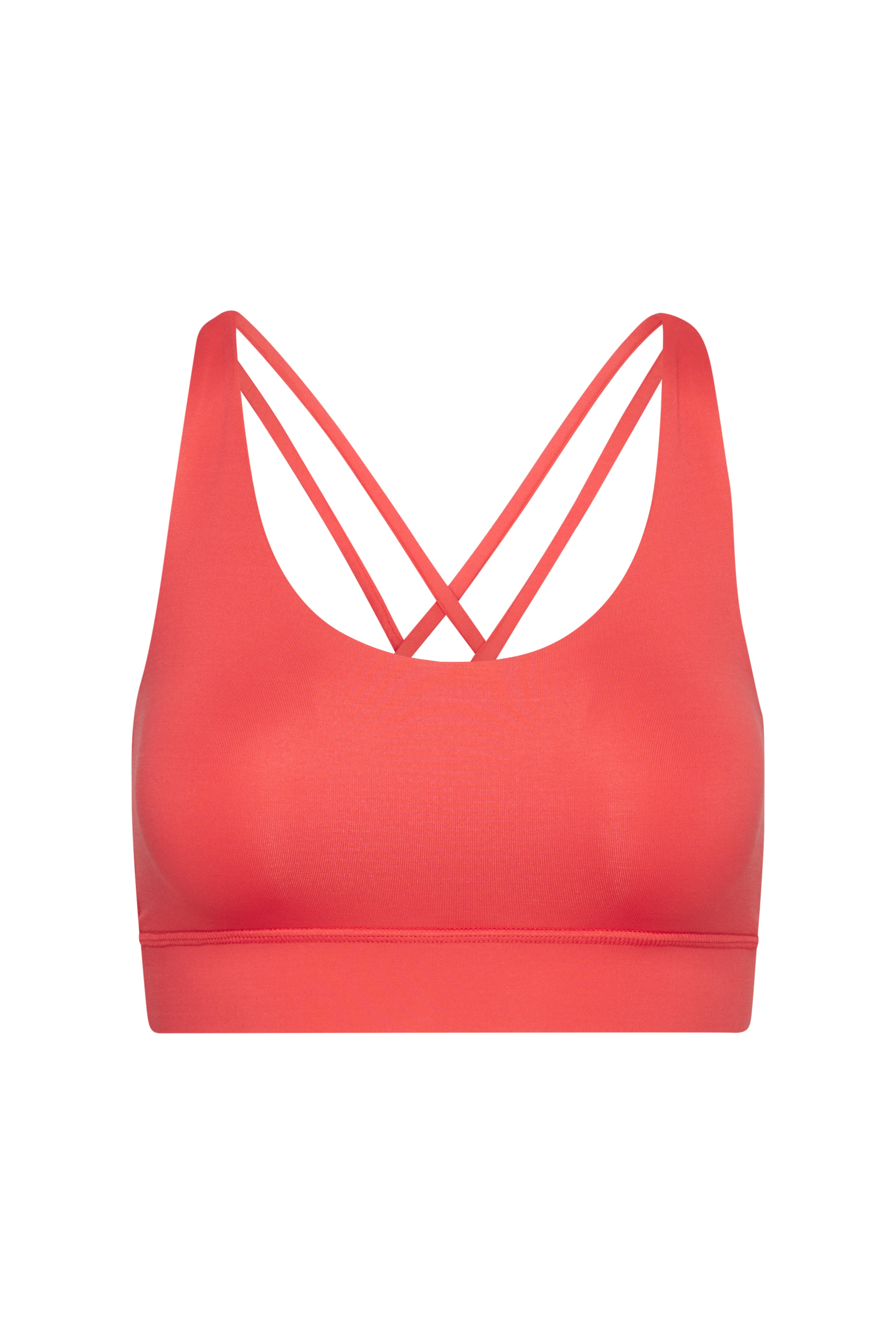 Criss-Cross Bra Hibiscus | Hey Honey Yoga & Active Wear