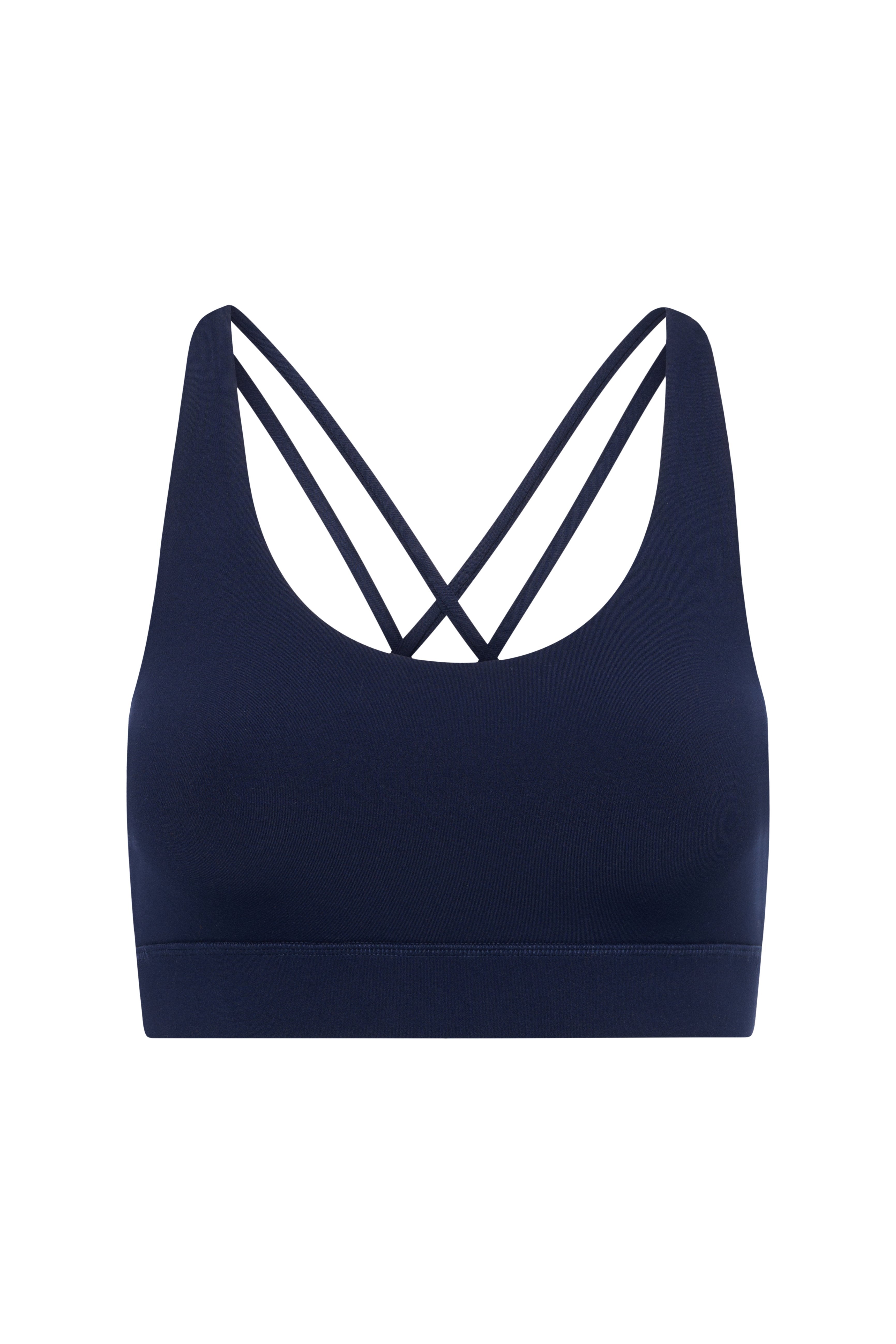 Criss-Cross Bra Always Dressed Baritone Blue | Hey Honey & Active Wear