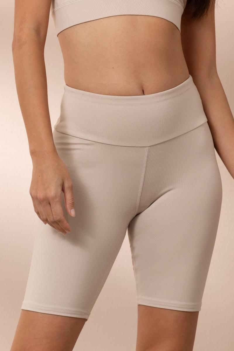 Biker Silver Gray | Hey Honey Yoga & Active Wear