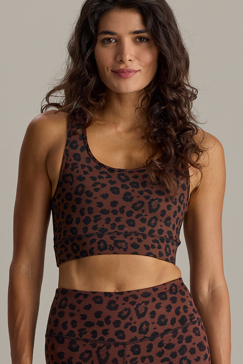 Leggings Leo Chocolate | Hey Honey Yoga & Active Wear