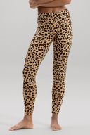 Leggings Cropped Leo Biscuit | Hey Honey Yoga & Active Wear