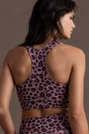 Racerback Bra Leo Rose | Hey Honey Yoga & Active Wear