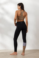 Surf Style Leggings Leo Biscuit | Hey Honey Yoga & Active Wear