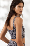 Bustier Distorted Animal Magnet | Hey Honey Yoga & Active Wear