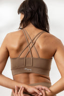Criss-Cross Bra Caribou | Hey Honey Yoga & Active Wear