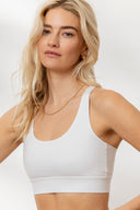 Criss-Cross Bra White | Hey Honey Yoga & Active Wear