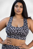 Racerback Bra Leo Stone | Hey Honey Yoga & Active Wear