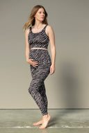 Maternity Leggings Zebra Stone | Hey Honey Yoga & Active Wear