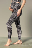 Maternity Leggings Zebra Stone | Hey Honey Yoga & Active Wear
