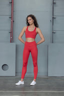 Criss-Cross Bra Hibiscus | Hey Honey Yoga & Active Wear
