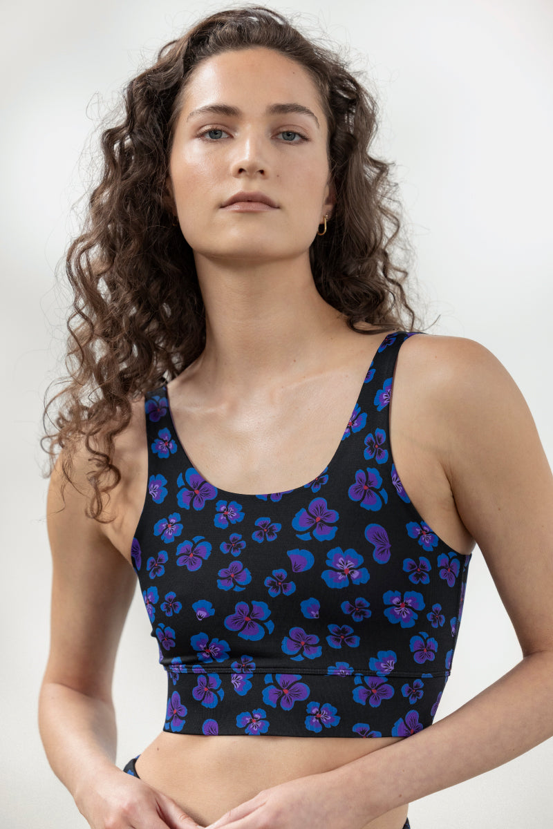 Bustier Wild Violets | Hey Honey Yoga & Active Wear